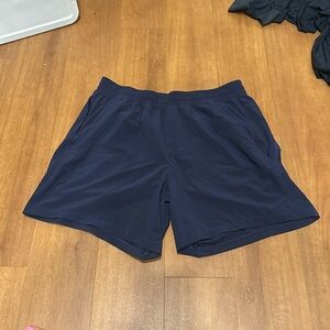 COPY - Lululemon Men’s Pace Breaker Linerless Shorts, Navy Blue, Extra Large